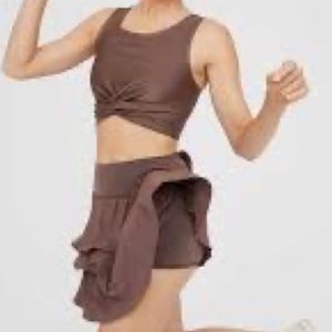 Aerie tiered athletic skirt